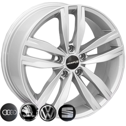 Allante 5037 W7 R16 PCD5x112 ET35 DIA57.1 silver